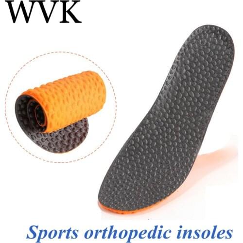 NEW Sports Insoles Shock Absorption Breathable Sweat-absorbent Deodorant High-elastic Running Massage Insole for Men and Women