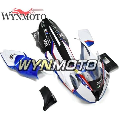 Fiberglass Racing Full ABS Injection Plastics Fairings For BMW S1000RR 2015 2016 S1000 RR 15 16 Motorcycle Carenes Blue White