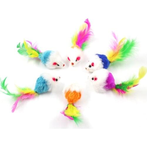 Pet Products Toy Mouse Shape Squeaky Pet Toys Smart Interactive Training Playing Games Plush Kitten Small Pet Accessories Toy