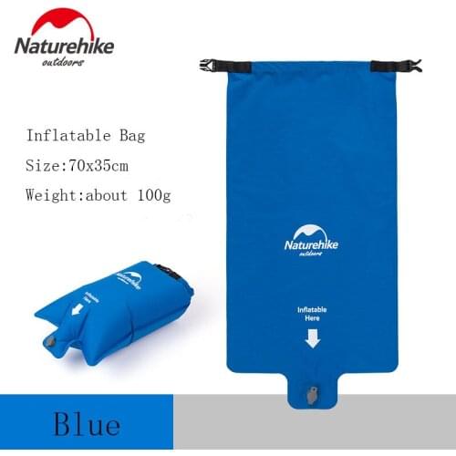 Naturehike Multiuse Camping Inflatable Bag Ultralight Portable Folding Air Bag for Sleeping Pad Mattresses Outdoor Mat Hiking