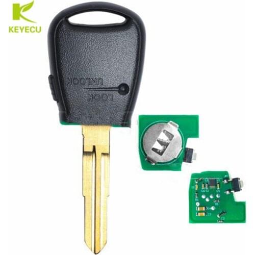 KEYECU Replacement Remote Car Key Fob Side 1 Button 433MHz ID46 for Kia Rio Picanto Soul Venga Ceed etc