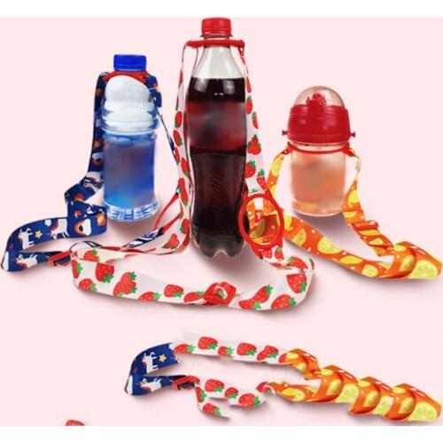 Cute For Wide Mouth Thermos Drink Bottle Shoulder Travel Strap Portable Water Cup Lanyard Buckle Hanging Rope