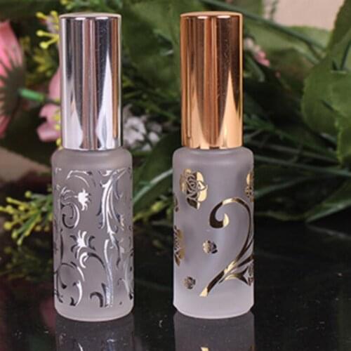 150Pcs 5ML Mini Glass Refillable Perfume Bottle With Metal Spray&Empty Case atomizer glass perfume bottles