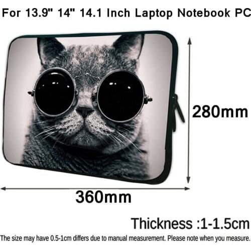 Cat Prints Laptop Case For Huawei Matebook X Pro 13.9 Matebook D14 2020 Protective Cover 14 Inch Women Zipper Bag Sleeve Cover