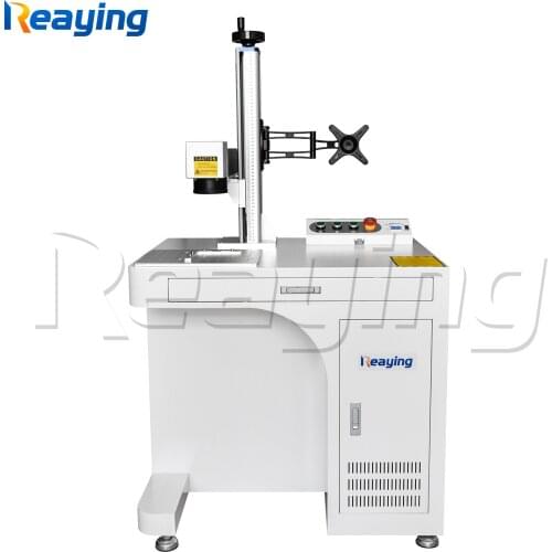 Cheap price fiber laser metal steel brass aluminum marking machine with Raycus laser generator