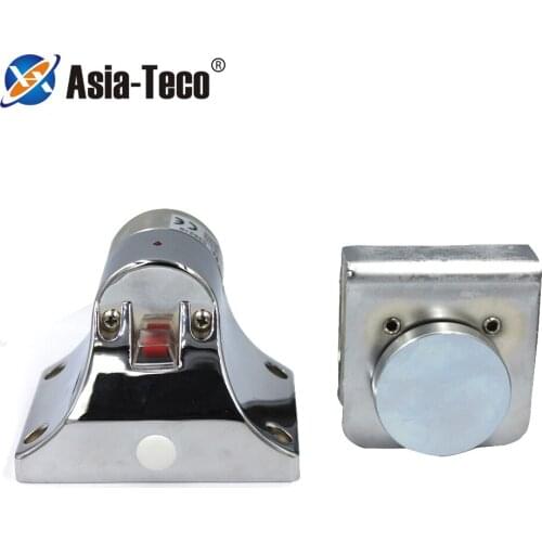 60kg Magnet Glass Door Stop Stainless Steel Door Stopper Magnetic Door Holder Toilet Glass Door Applicable to most doors