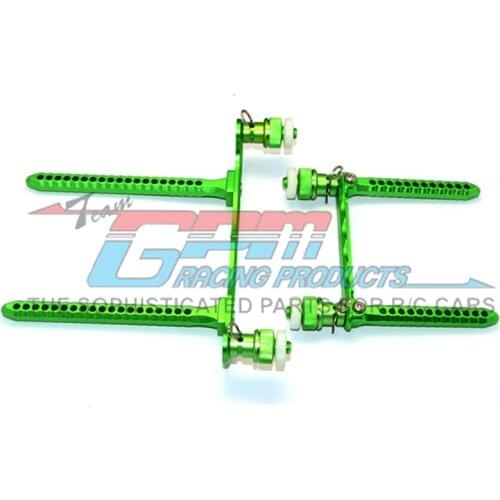 GPM ALUMINIUM FRONT & REAR BODY POST MOUNT WITH MAGNET POST For TRAXXAS TELLURIDE 4X4 RC Upgrade