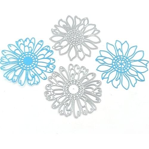 Julyarts Two Flowers Cutting Dies New 2020 Scrapbooking Material For DIY Scrapbooking Photo Album Decorative Embossing