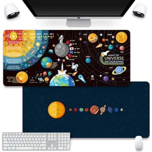 Desk Mats Game Mouse Pad for Office and Home with Anti-Slip Keyboard Pad 90x40cm Large Gaming Gamer Keyboard Mat Rubber Mousepad