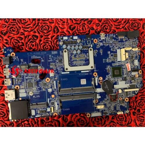 P170SM LAPTOP MOTHERBOARD P150SMMB-0E 6-77-170SMA0-D03A 6-71-P15S0-DA3A All tests OK