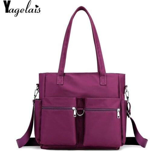 Multiuse Women Luxury Nylon Waterproof Handbags Messenger Large Shoulder Crossbody Bags For Women Bolsa Feminina Top-Handle