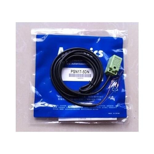 NEW Autonics PSN17-5DN Proximity Sensor, DC, NPN, NO, 3 Wire, 10-30 VDC, PSN175DN 2PCS/LOT, PSN17 5DN Freeshipping