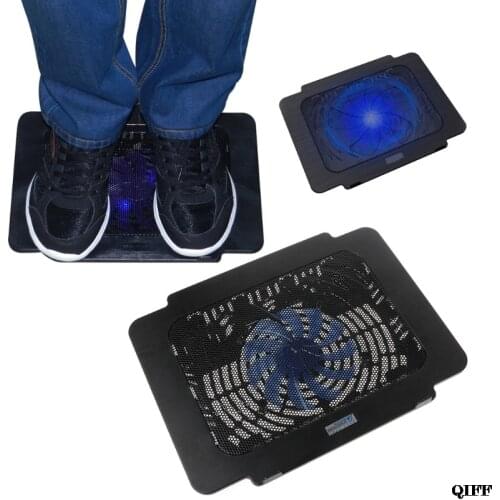 Drop Ship&Wholesale Laptop Cooler Cooling Pad Base Big Fan USB Stand For 14 Inch LED Light Notebook APR28