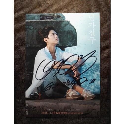 Hand signed Park Bo Gum autographed photo Boyfriend 5*7 inches free shipping 112018A