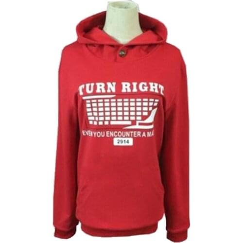 2020 Kamen Rider Zero One Hiden Aruto Cosplay Sweatshirt Even if you encounter a momnster Printed Red Pullover Hoodie Jacket