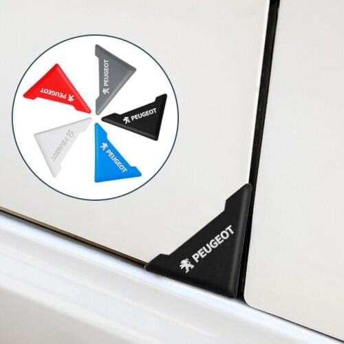 Universal Car Door Edge Scratch Protector silica gel Guard Trim Auto Door Stickers Decoration for Peugeot 307 3008 206 308 207