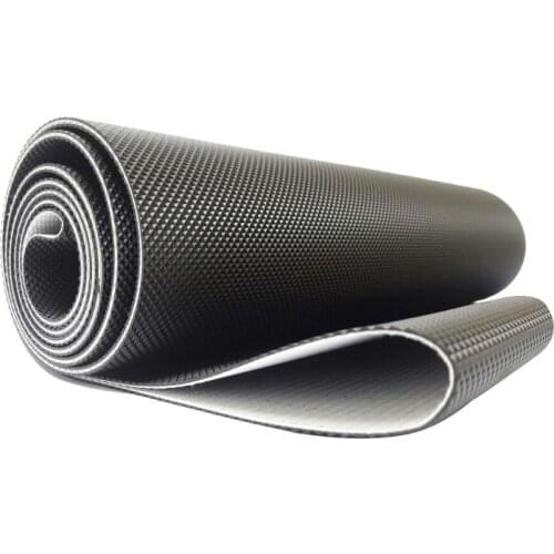 1.85mm Abrasion Resistant Black Golf Treadmill Belt Surface Conveyor Belts