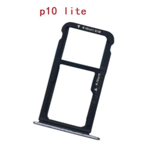5pcs/lot SIM tray Sim Card Reader Holder Slot Connector SIM Holder Slot Adapter For Huawei P10 Lite 5.2 inch