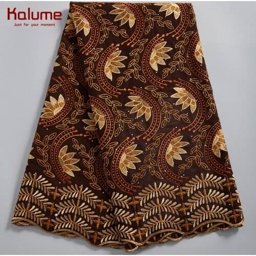 Kalume Afrian Lace Fabric High Quality Swiss Voile Lace In Switzerland Embroidery Nigerian Lace Fabric For Wedding Party F2330