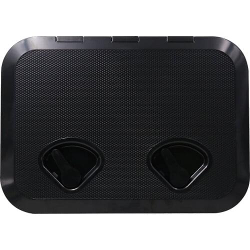 Black Inspection Access Plastic Hatch with Lid for Caravan / Boat /RV NEW