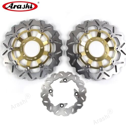 Arashi 1 Set 310 / 220 mm For TRIUMPH Daytona 675 2006 - 2012 CNC Front Rear Brake Discs Rotors 2007 2008 2009 2010 2011