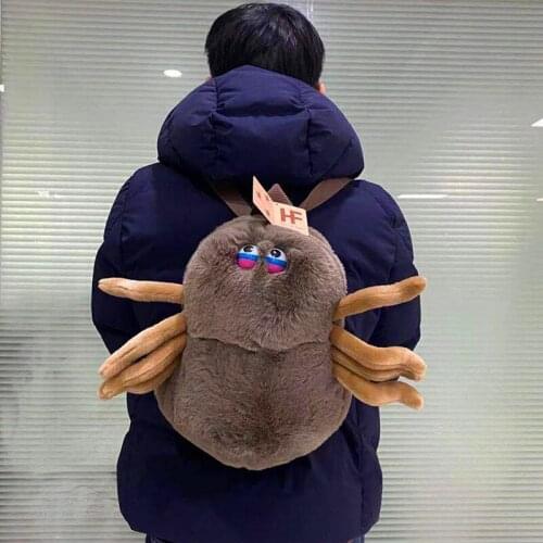 Creative spider decoration bag New lovely very soft cute cool Bungee bag High capacity High-end chiristmase gifts 30cm toy