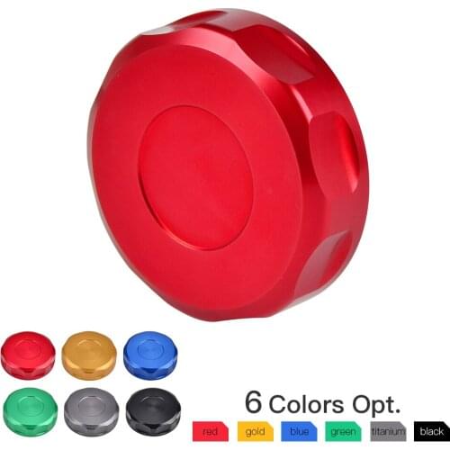 CNC Rear Brake Master Cylinder Reservoir Cover For Honda CB400SF CB600F CBR600F CB750 CB900F CB1000R CB1100 CB1300SF VFR800