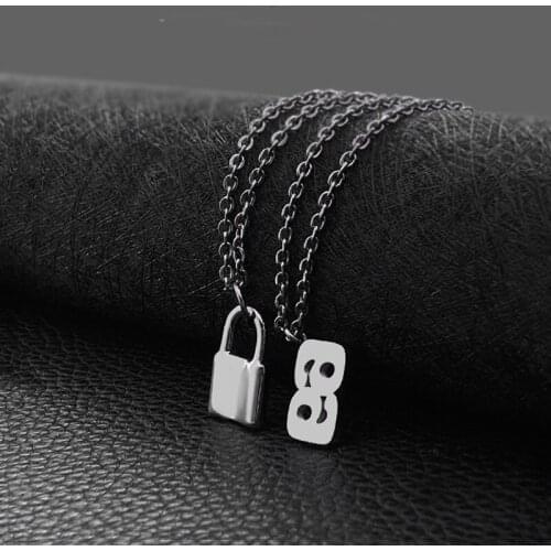 Fashion Blade Necklace Men Pendants Trendy Men and Women Necklaces Wild Jewelry Hot Sale