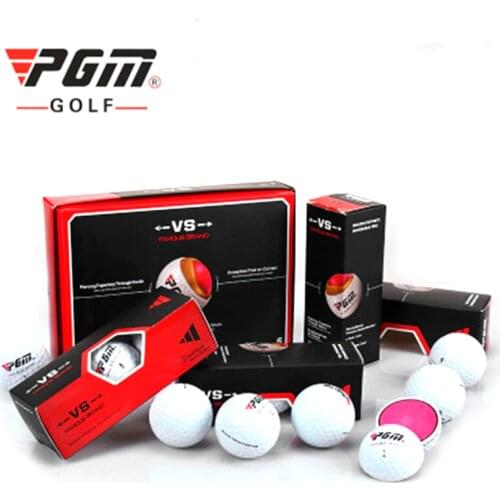 PGM Original PGM Golf Ball Three-layer Match Ball Gift Box Package Golf Ball Set 12pcs Set 3pcs Set Game Use Ball