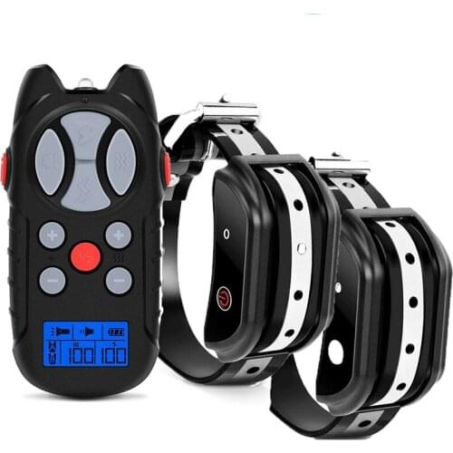 [2019 Newest] Dog Training Collar Rechargeable Shock Collar for Dogs With 2 Collar 100g2280