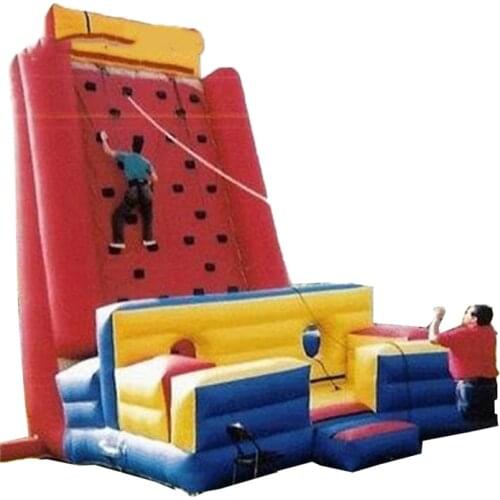 New design safety inflatable climbing wall with low cost