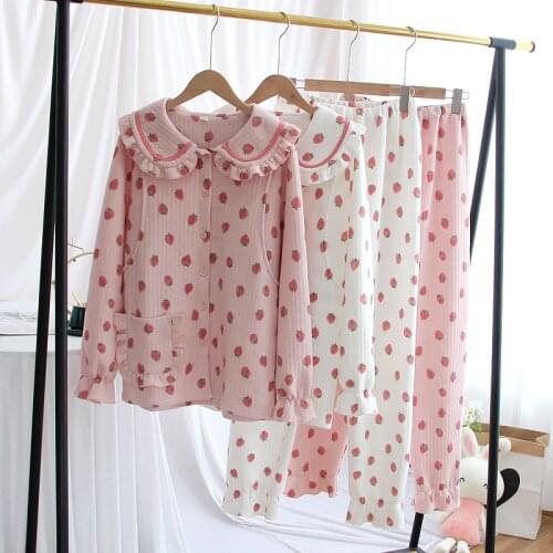 2020 Autumn Pajamas For Pregnant Nusing Sets Print Maternity Breastfeeding Pajamas Pregnancy Nightwear Suits Maternal Clothes