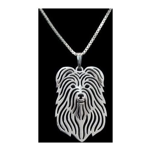 Pyrenean Shepherd pendant and necklace women gold silver plated necklace men animal jewelry free ship 12pcs/lot