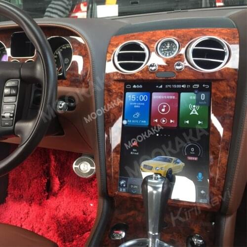 Tesla Style Android 11.0 Car GPS Navigation Radio For Bentley Speeding Supersport Audio Multimedia Player Auto Stereo Head Unit