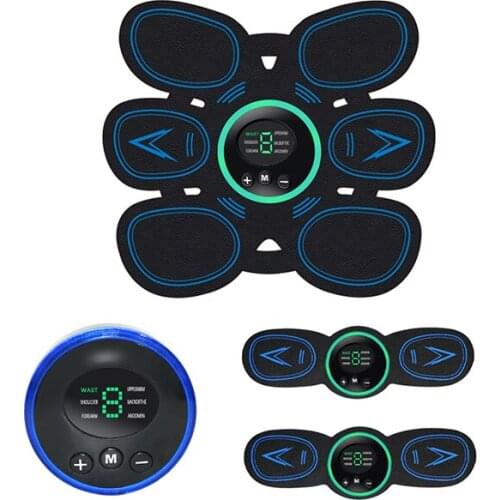 Ems Wireless Smart Fitness Machines Rechargeable Muscle Stimulator Exercise Training Machine Body Slimming Massager