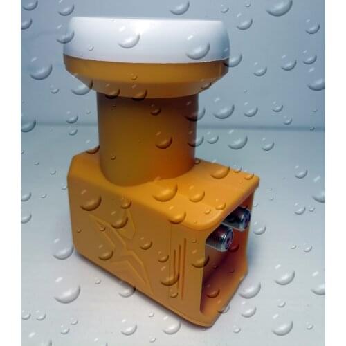 DYNA free shipping Best Signal digital HD Universal KU Band Twin LNB waterproof High Gain Low noise satellite Dish LNB