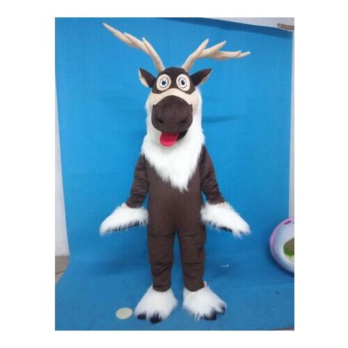 Adult Deer mascot costume Sven costume reindeer mascot costume free shipping