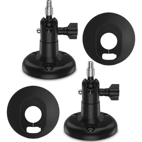 Protective Silicone Cover Wall Mount Bracket Compatible with Cam Pro Outdoor Security Camera Silicone Skins Weather Resistant