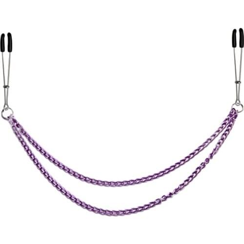 Nipple Clamps Metal Bondage Chain Nipple Clips Labia Slave BDSM Women Toys Sex Games Sexual Game