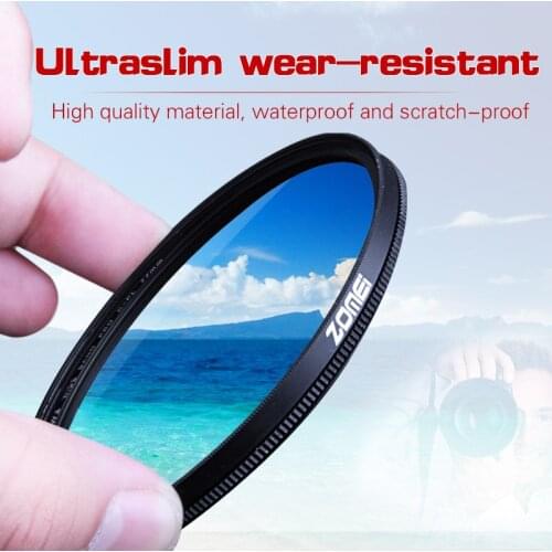 ZOMEI 40.5mm Ultra Slim AGC Optical Glass PRO CPL Circular Polarizing Polarizer Lens Filter
