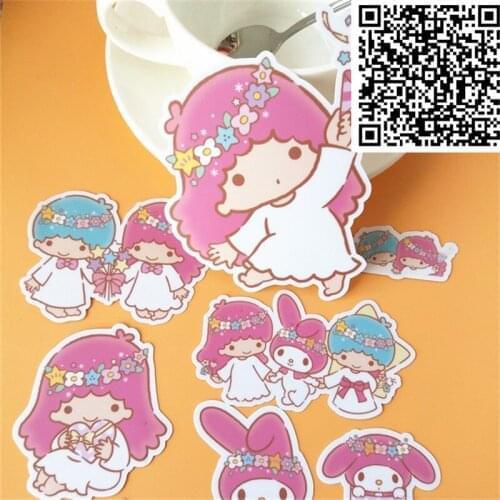 New 20 Pcs Fairy sister DIY Decal Mobile/PC Art Rhinestone Self Adhesive Scrapbooking Stickers Car Sticker Wedding Decoration