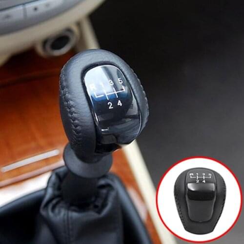 5 Speed Car Gear Shift Knob For Buick Excelle Lacetti Nubira Daewoo Chevrolet AVEO POMO Fiat Leather