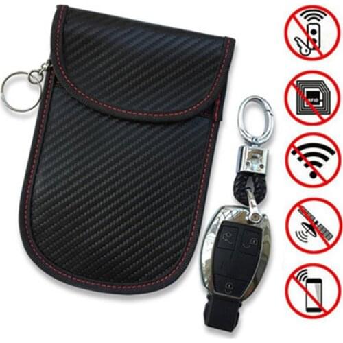 Car Key Signal Blocker Pouch RFID Blocker Cell Phone Signal Blocking Protector Bag Keyless Remotes Control Entry Fob Guard Signa