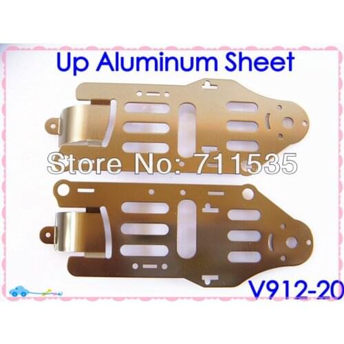 Free Shipping V912-20 Up ( Above ) Aluminum Sheet Spare Parts For WLToys V912 4Ch Single Blades Remote Control RC Helicopter