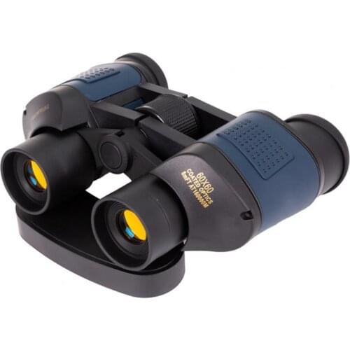 60X60 High Magnification Night Vision Red Film Binoculars Telescope with Coordinates for Hiking