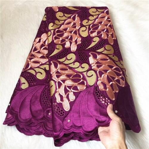 Brodé autriche coton 100 % african lace embroidery fabric swiss voile lace broderie tissu dentelle high quality 5yard