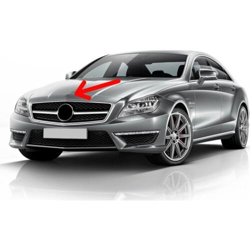 For Mercedes c218 Bumper Star Emblem Front Hood Star Badge CLS Class 2010-2018 Aftermarket A1298880116