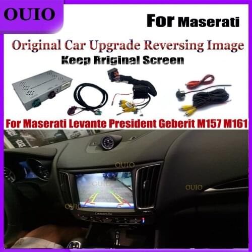 Rear view Camera Auto Video Adapter Interface For Maserati Levante President Geberit M157 M161 GTS M139 M156 Reversing Camera