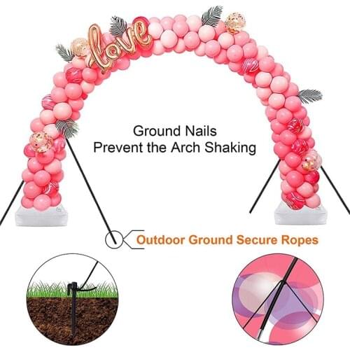 HGHO Balloon Arch Kit 9FT Tall 10Ft Wide Adjustable Balloon Stand for Wedding Birthday Party Supplies Decorations