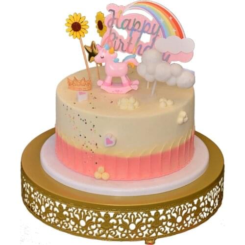 Cupcake Display Rack Metal Premium Quality Macaroon Display Stand Round Stackable Cookie Dessert for Celebration Party